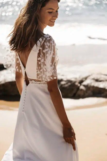 Robe de mariée Lambert Créations d'occasion pas chère taille 34 - Joyne