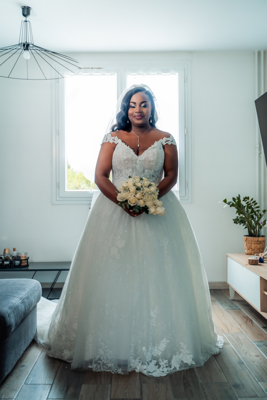 Robe de mariée Pronovias d'occasion pas chère taille 38 - Joyne