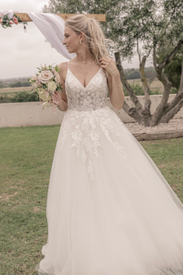 Robe de mariée Cosmobella milano d'occasion pas chère taille 38,40 - Joyne