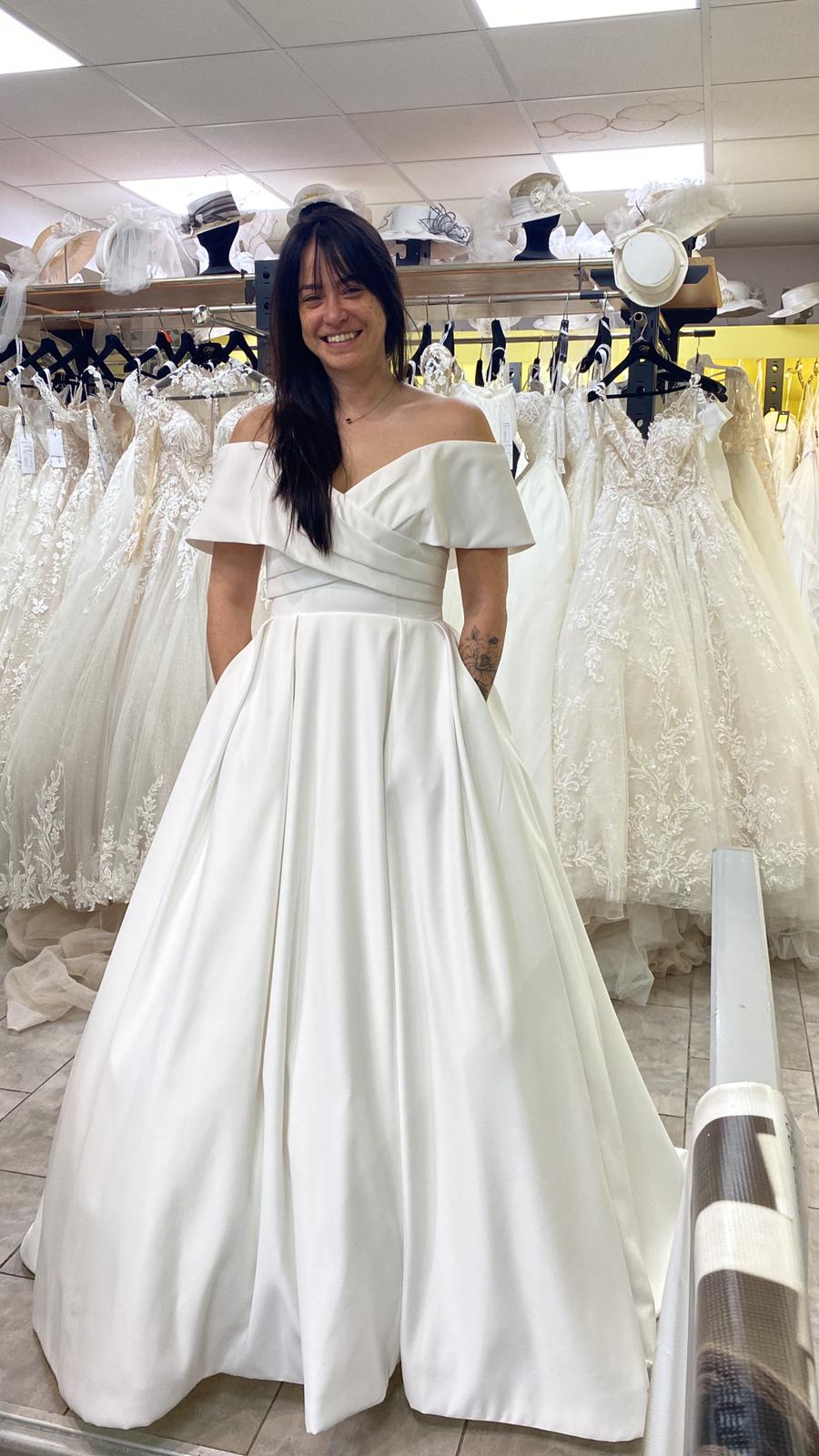 Robe de mariée Demetrios d'occasion pas chère taille 34,36 - Joyne