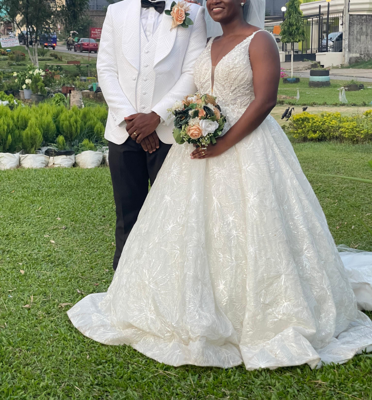 Robe de mariée Demetrios d'occasion pas chère taille 38 - Joyne