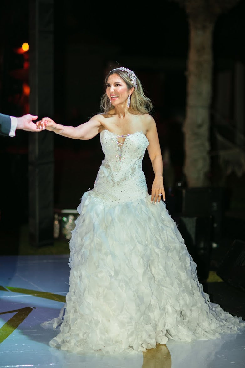 Robe de mariée Diamand Blanc d'occasion pas chère taille 38 - Joyne