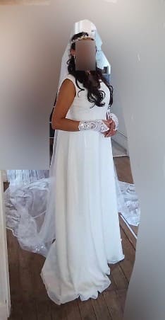 Robe de mariée Pas d'étiquetage d'occasion pas chère taille 36 - Joyne