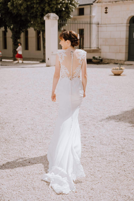 Robe de mariée Églantine Création d'occasion pas chère taille 38,40 - Joyne