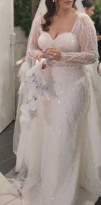 Robe de mariée Cendrillon d’un soir d'occasion pas chère taille 36 - Joyne