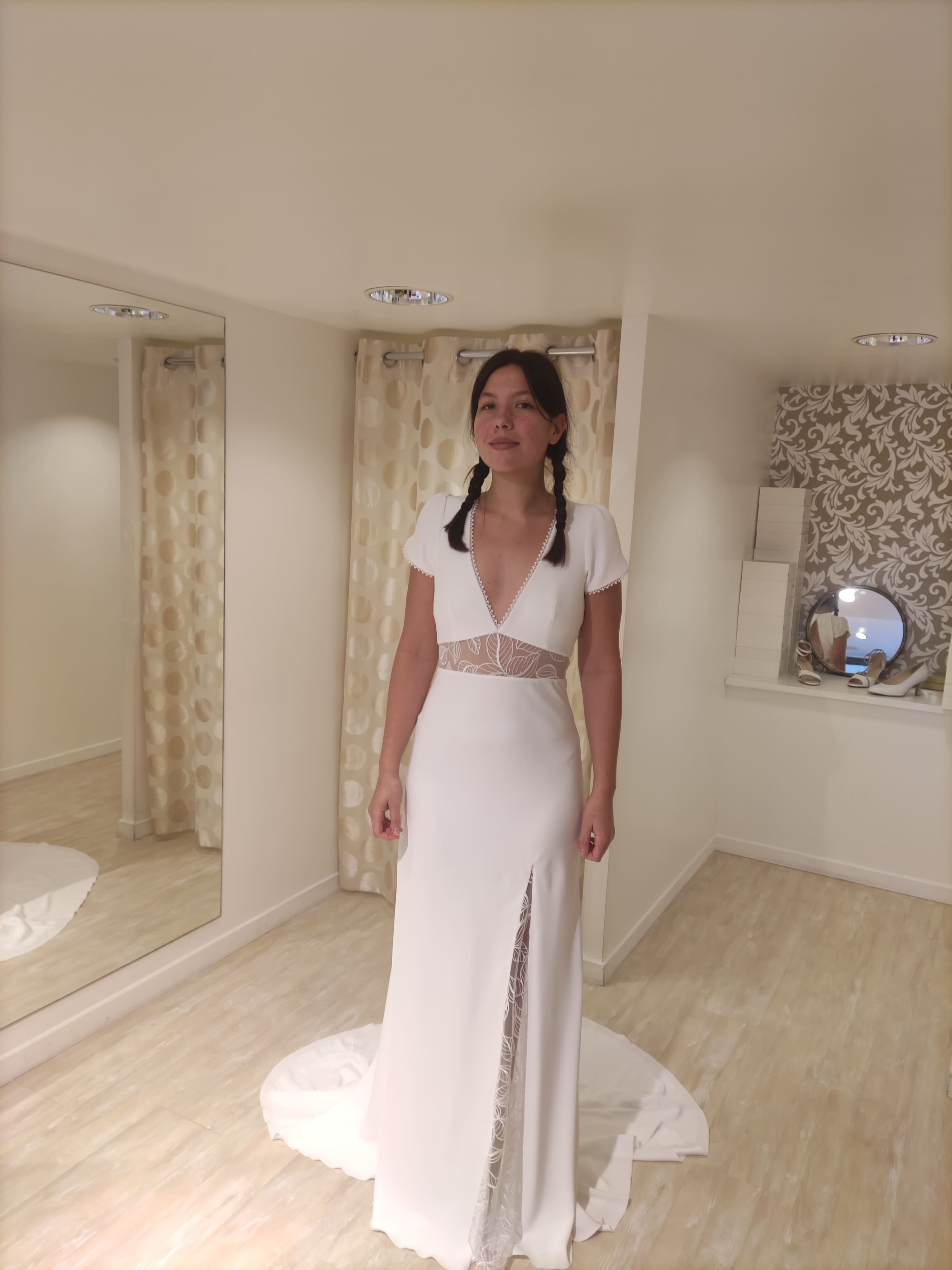 Robe de mariée Lambert créations d'occasion pas chère taille 34,36 - Joyne